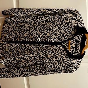 Bird collared silk shirt from Zara size S